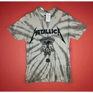 Metallica Shirt Men XS Tie Dye Vertigo‎ Graphic Band Tee